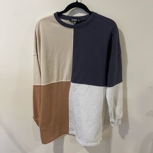 Color block Crewneck